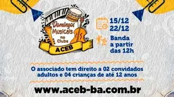 Domingos Musicais no Clube ACEB