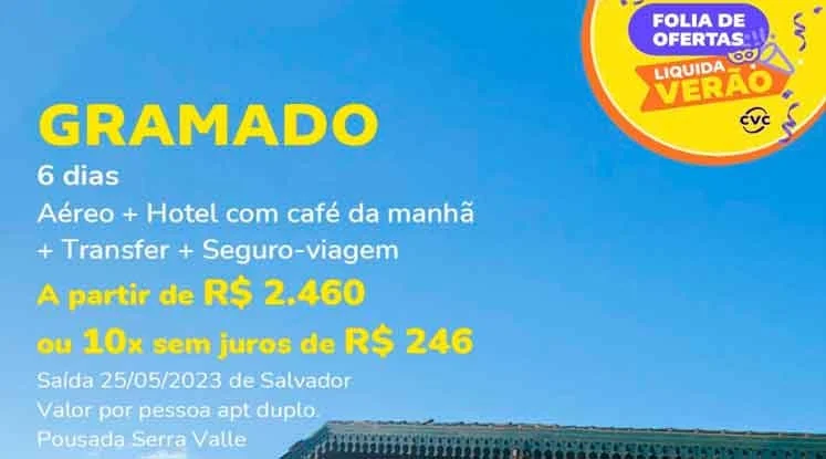 Folia de Ofertas - Liquida Verão - Cidade de Gramado